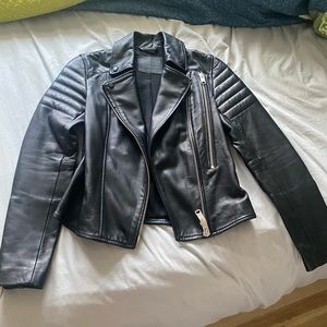 All Saints Leather Moto Jacket
